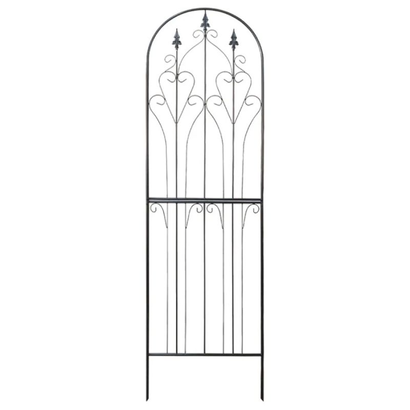 Dekoratīvs režģis metāla 65x220cm, melns