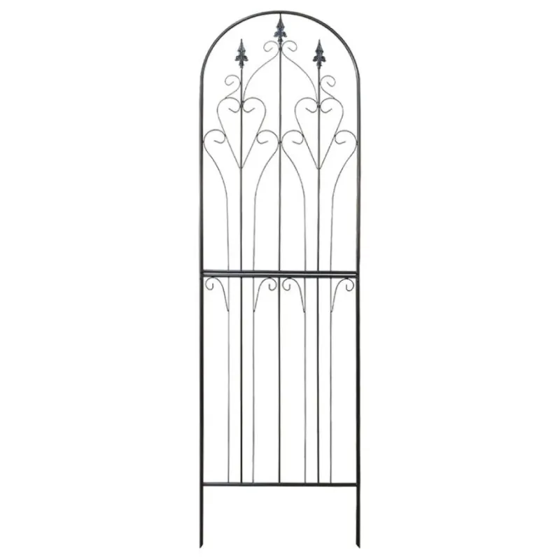 Dekoratīvs režģis metāla 65x220cm, melns