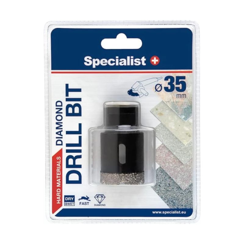 Алмазная коронка для сверления Specialist+, 3.5 см
