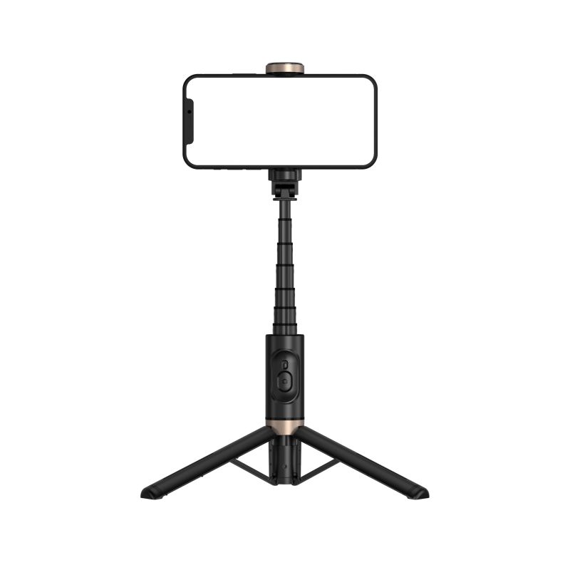 Selfie stick toti tripod q12 black
