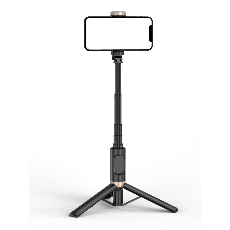 Selfie stick toti tripod q12 black