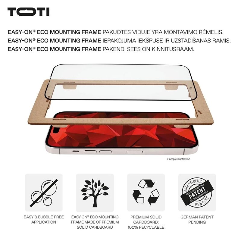 Screen glass toti iphone 16 pro max