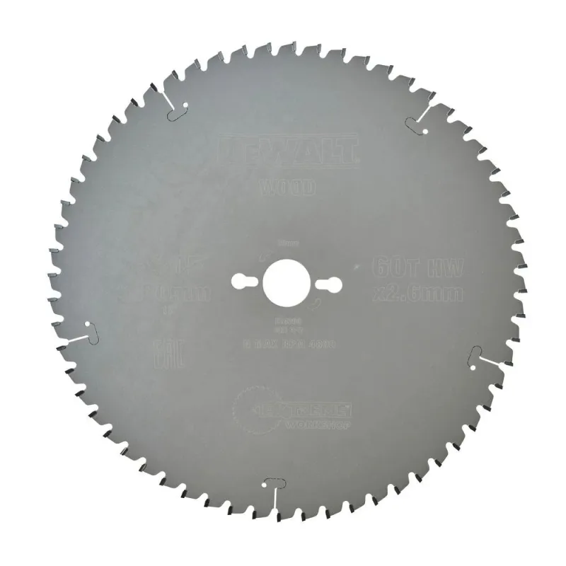 Circular saw blade DeWalt 305mmx30mm 60T