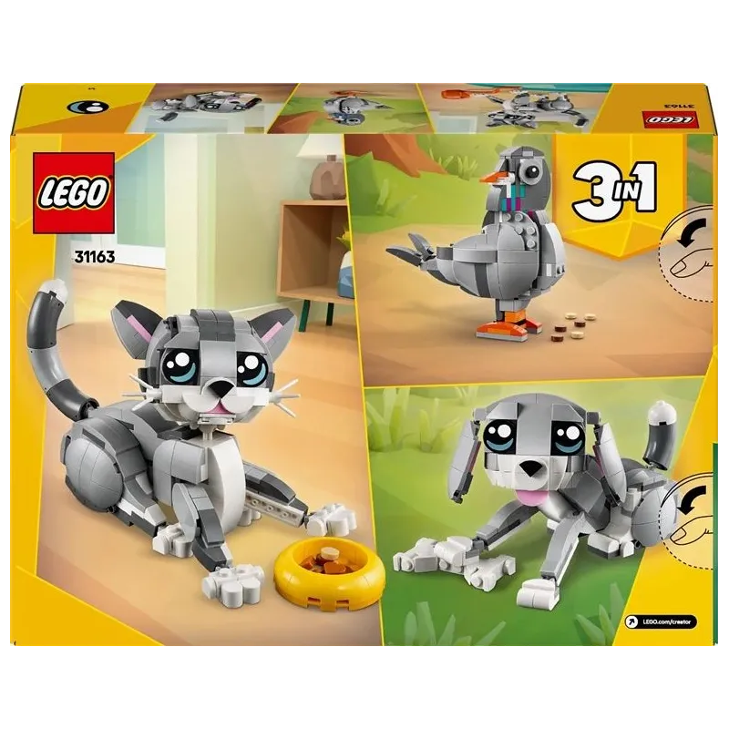 Konstruktorius LEGO Creator Playful Cat 31163. 407 vnt.