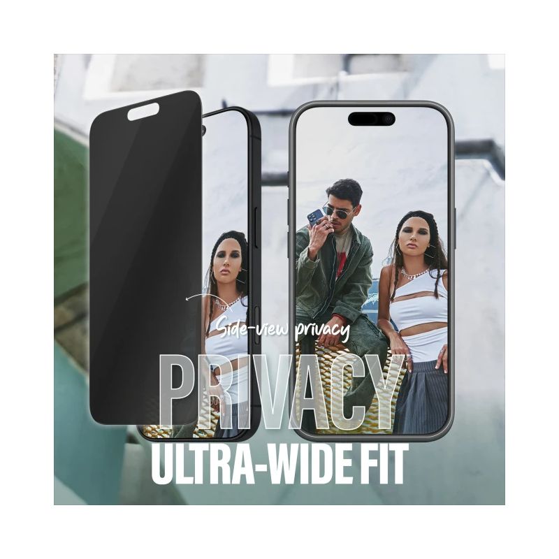 PanzerGlass SAFE Privacy Screen Protector Apple iPhone 16 Plus, Ultra-Wide Fit