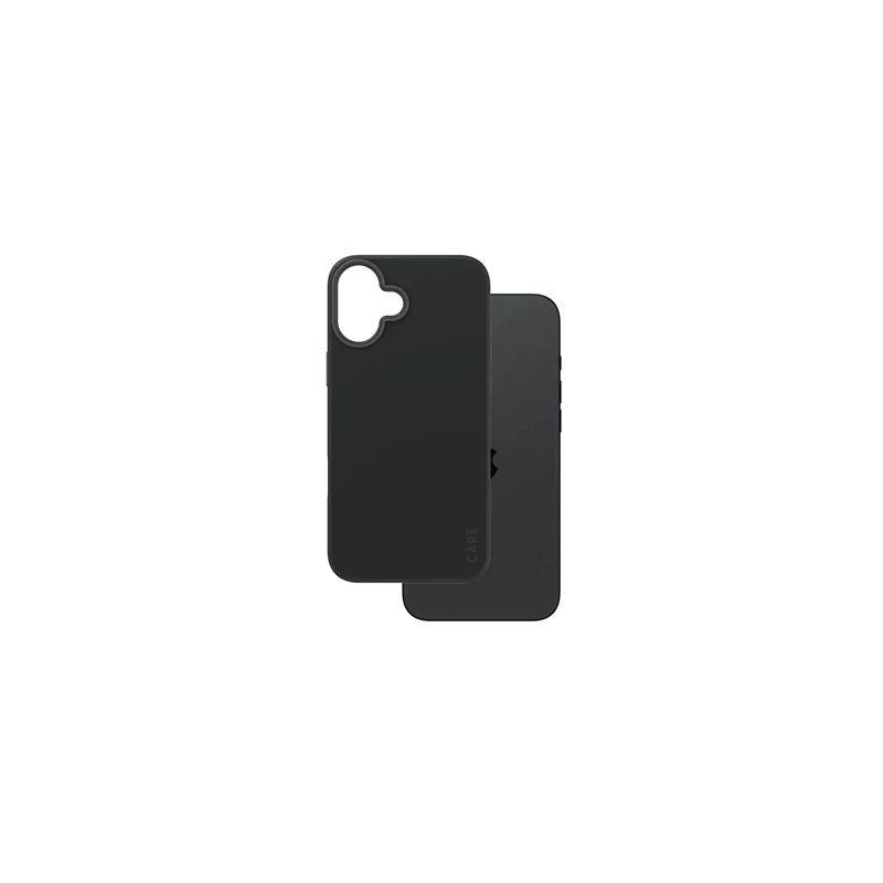 CARE by PanzerGlass Case Fashion - Back protection - Apple - iPhone 16 Plus - Recycled plastic - Black - MagSafe