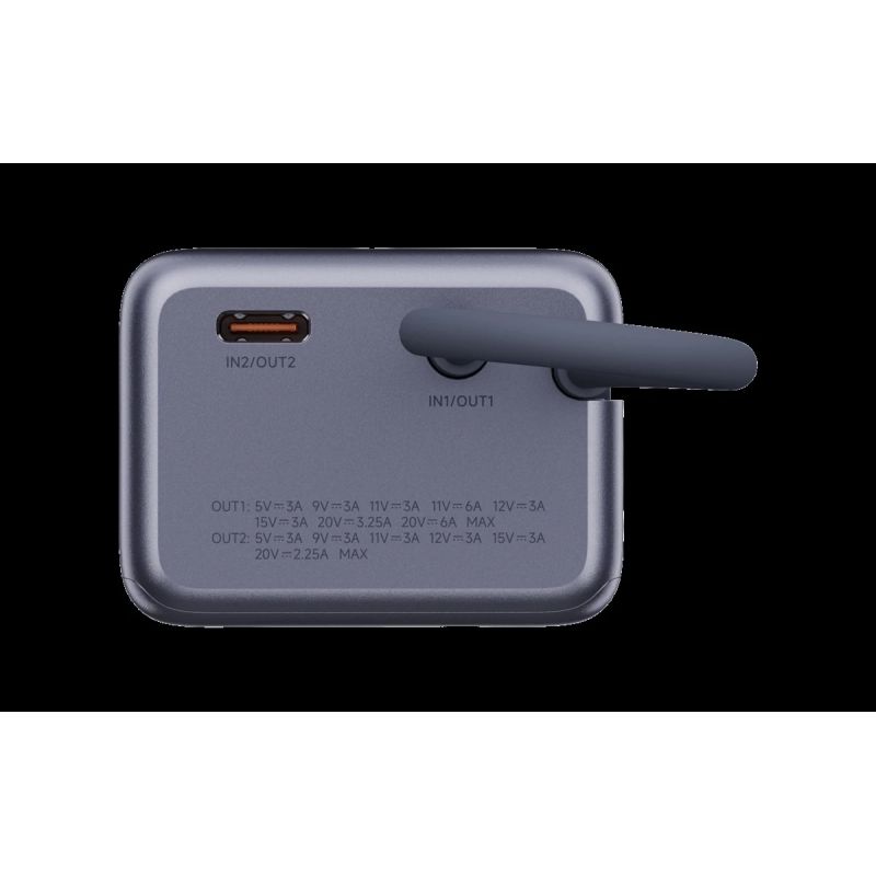 Xiaomi 165W Power Bank ,Integrated Cable, - 10000 mAh - USB-C - Gray