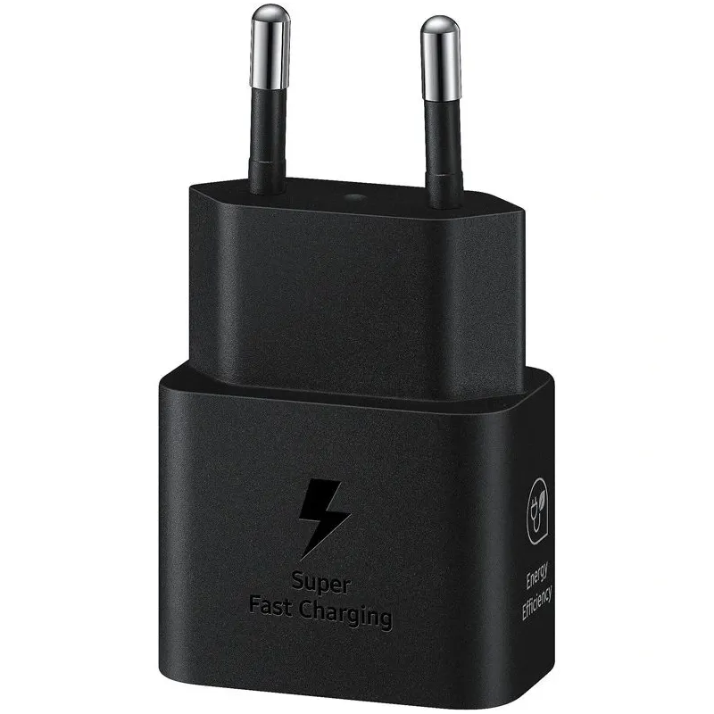 Įkroviklis Samsung 1 x USB Type C. juoda. 25 W