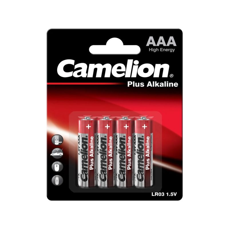 Camelion - AAA-LR03 - Plus Alkaline - 4 pc,s,