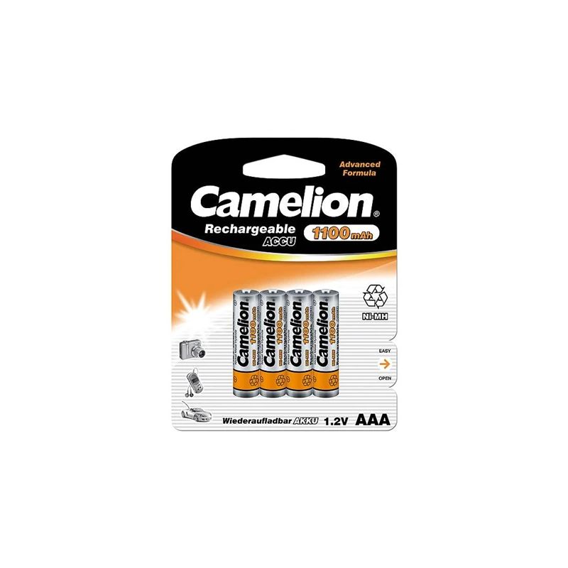 Camelion - AAA-HR03 - 1100 mAh - Rechargeable Batteries Ni-MH - 4 pc,s,