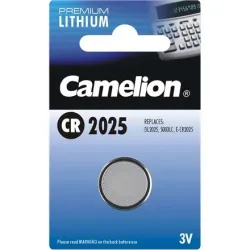Mikro litija šūna CR2025, 3V, CAMELION, 1 gab.