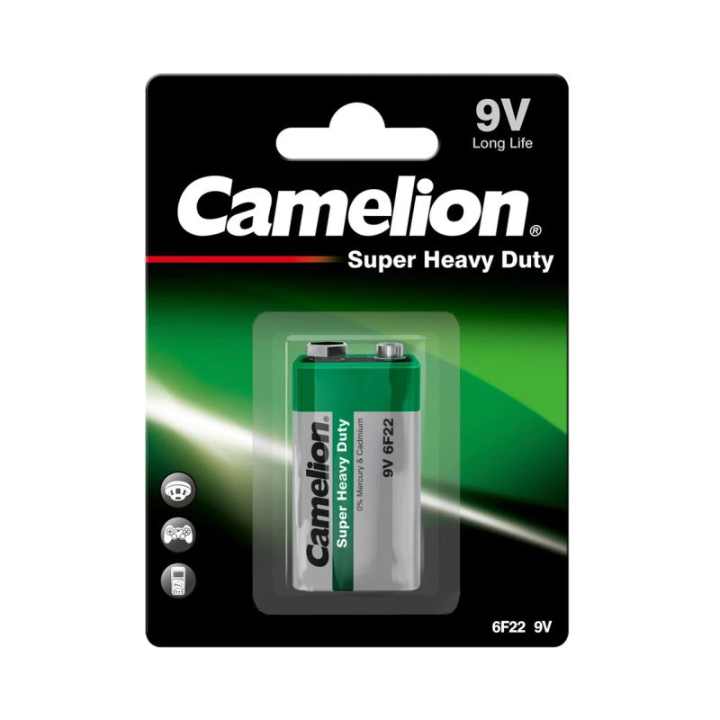 Camelion - 6F22-BP1G - 9V-6F22 - Super Heavy Duty - 1 pc,s,