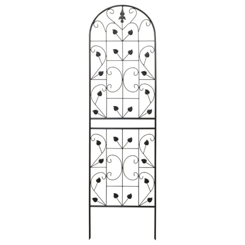 Dekoratīvs režģis metāla 50x180cm, melns