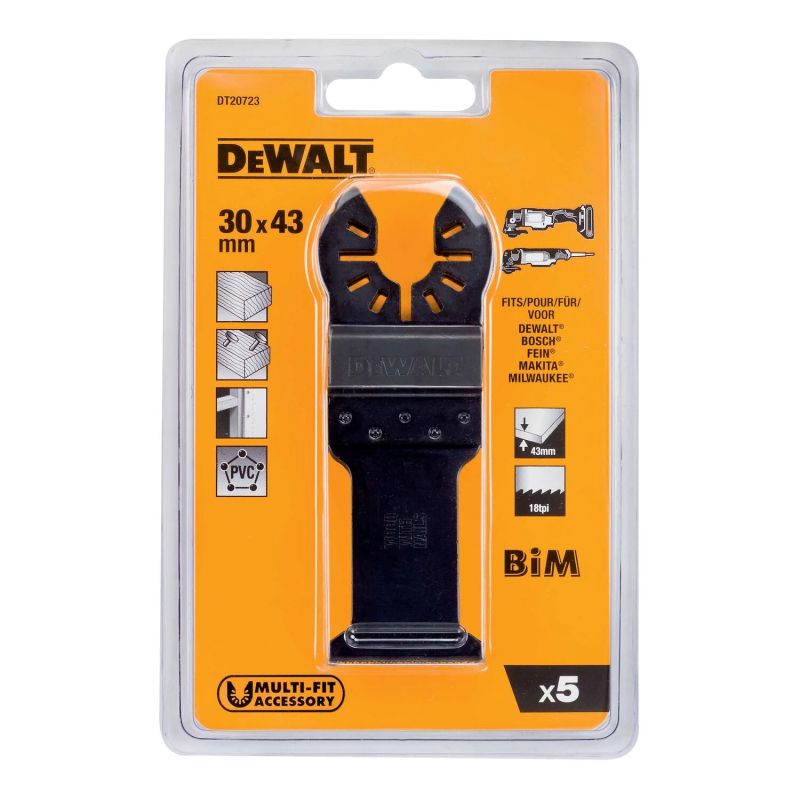 DeWALT Asmens 30x43mm Kokam ar naglām. 5gab.