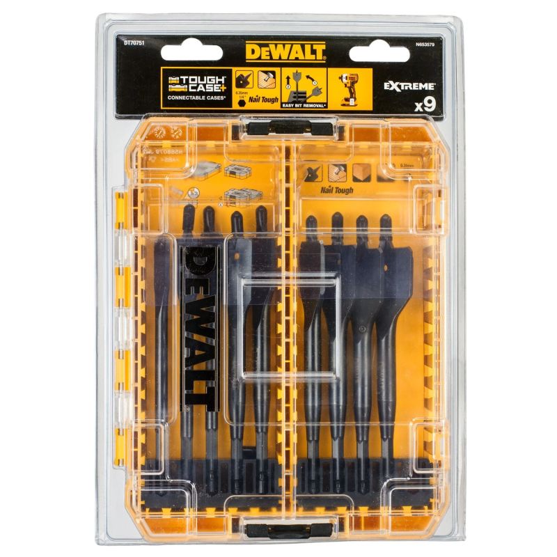 DeWALT 9pc Extreme Flatwood Set