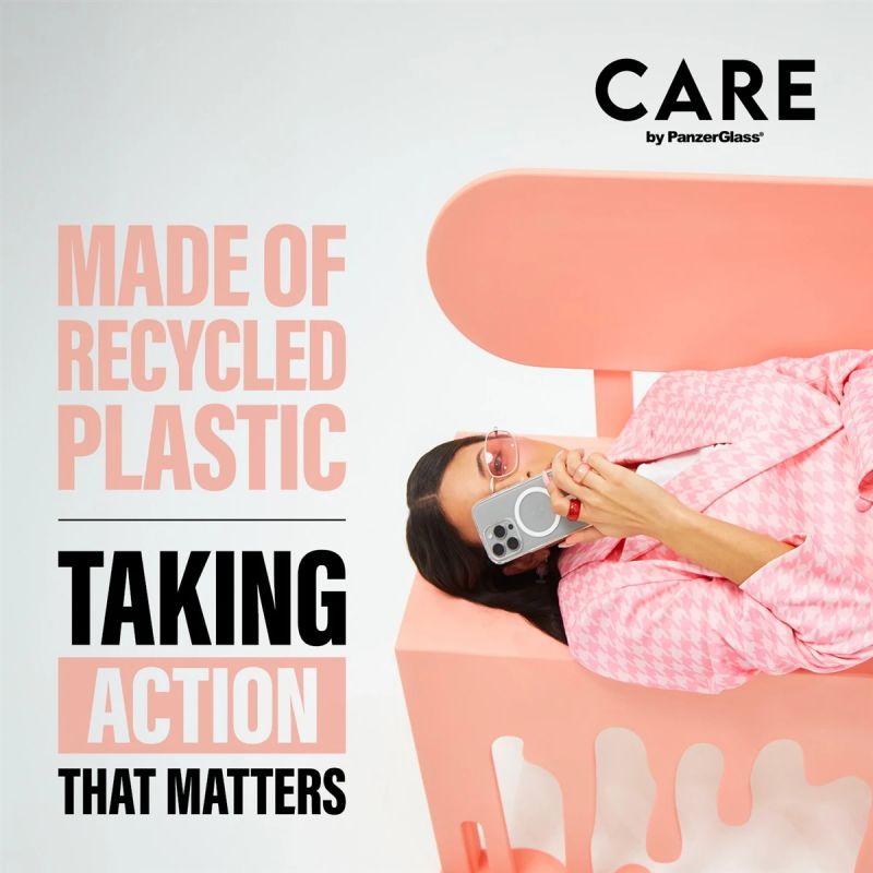 CARE Flagship Case - Back cover - Apple - iPhone 16 PRO - Recycled plastic - White - MagSafe