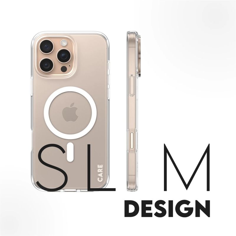 CARE Flagship Case - Back cover - Apple - iPhone 16 Pro Max - Recycled plastic - White - MagSafe