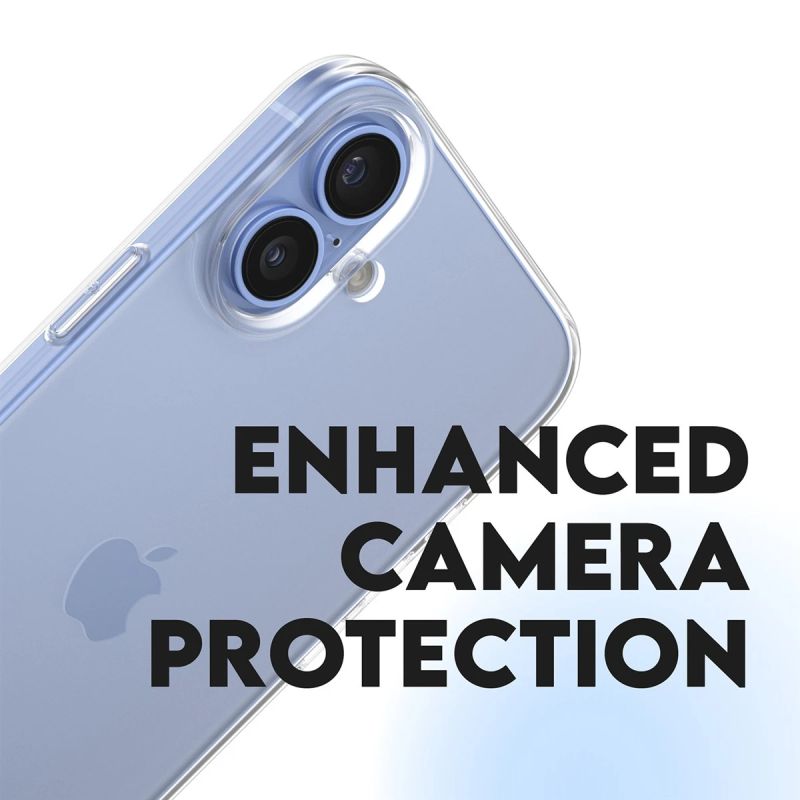 CARE by PanzerGlass Case Fashion X-Ray Soft Basic - Back protection - Apple - iPhone 16 Plus - Recycled plastic - Transparent