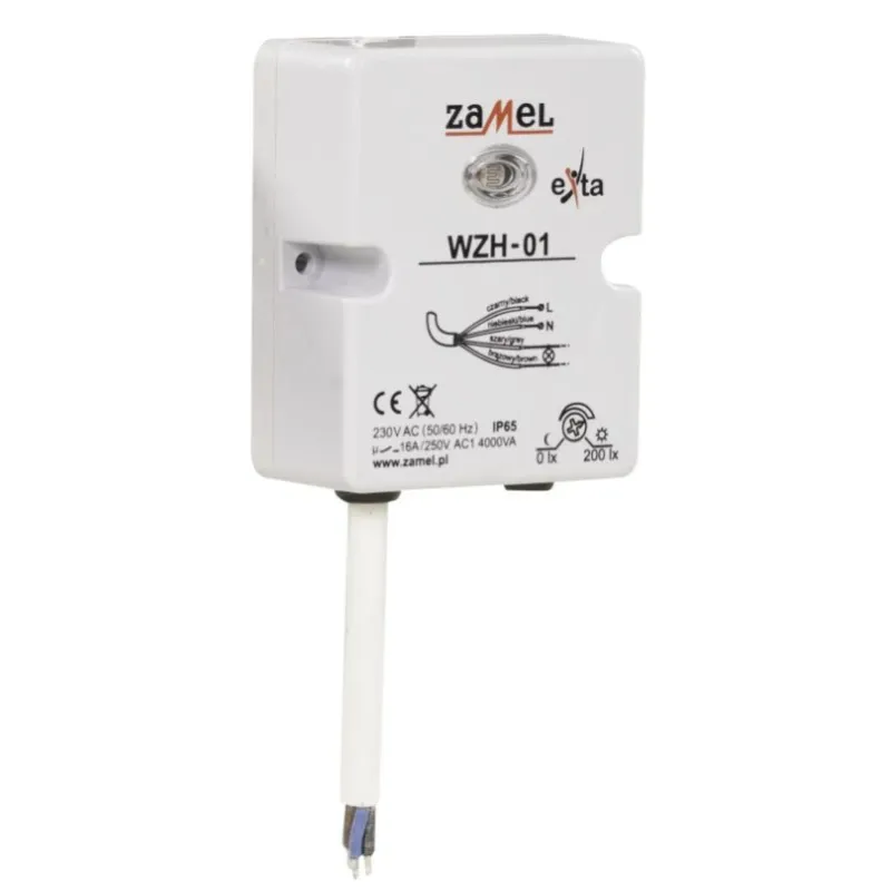 Krēslas relejs vzh-01 ip65 16a 0-200lx