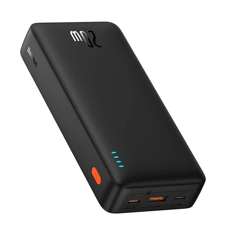 Lādētājs-akumulators Baseus Airpow. 20000 mAh. 20 W. melna