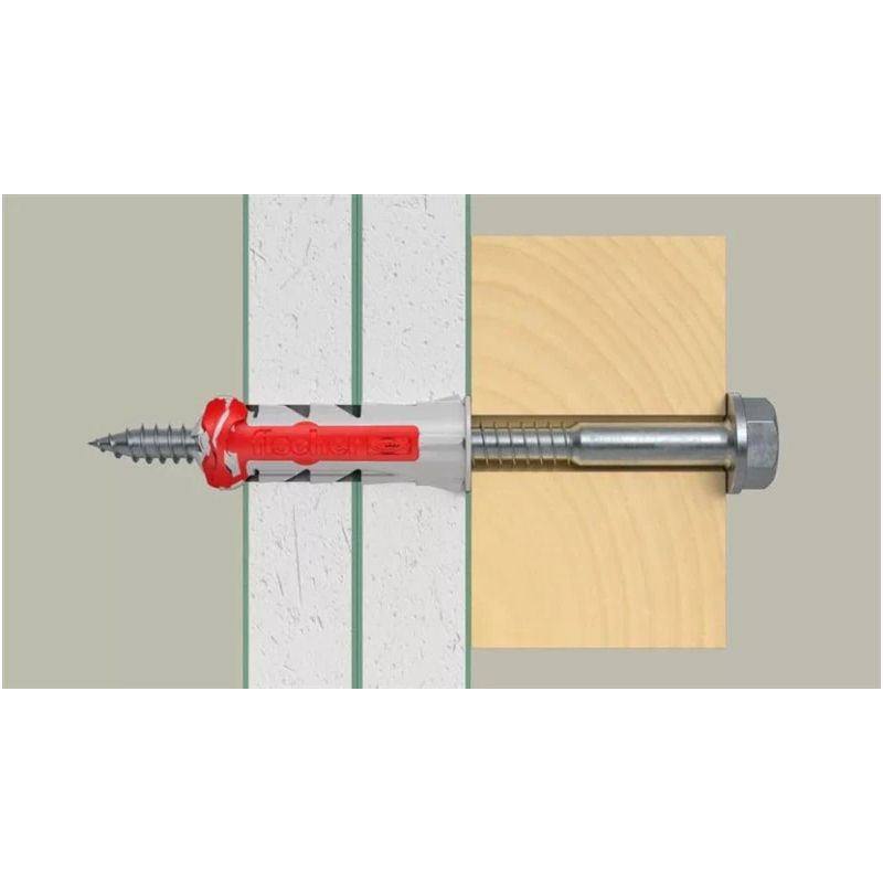 Frame plug with screw 10x50 mm 25pcs