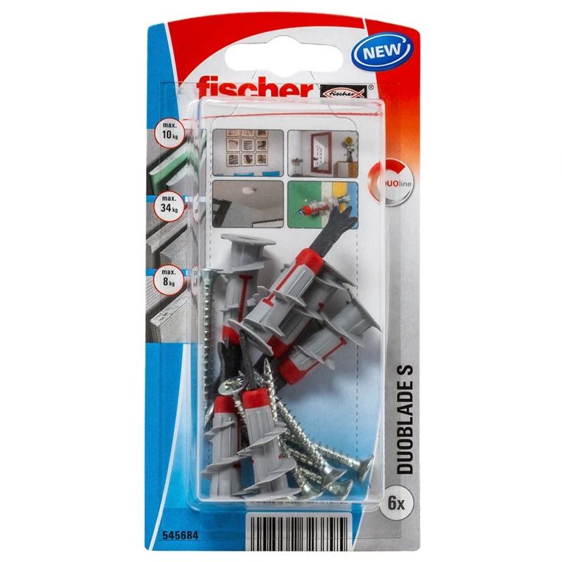 Dībelis Fischer DuoBlade. 29 mm x 4.5 mm. 6 gab.