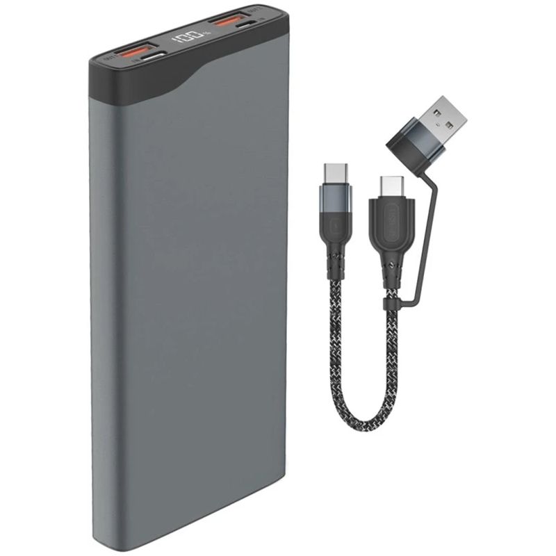 Power Bank VoltHub Pro 10000mAh 22.5W with Quick Charge, PD gunmetal Select Edition