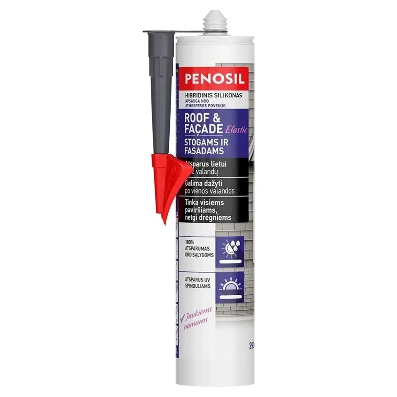 Hermētiķis jumtiem&fasādēm 290ml peleks