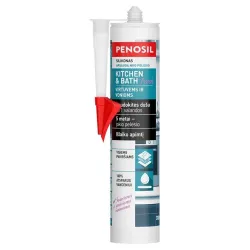 Kitchen&bath silicone sealant transp