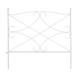 Dekoratīvs žogs 60x60cm, balts