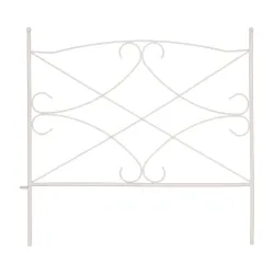 Dekoratīvs žogs 60x60cm, balts