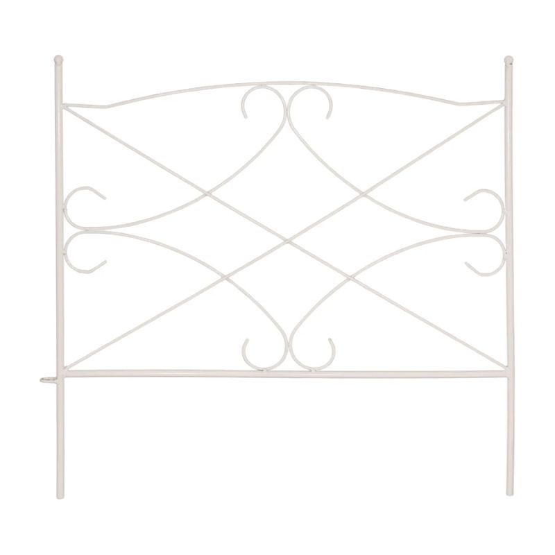 Dekoratīvs žogs 60x60cm, balts