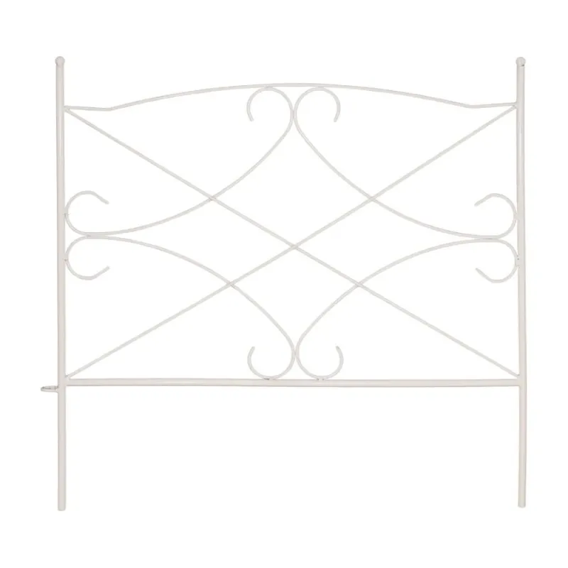 Dekoratīvs žogs 60x60cm, balts