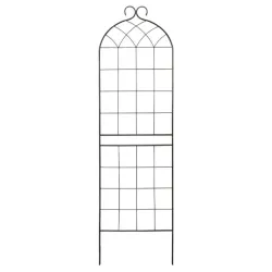 Dekoratīvs režģis metāla 50x180cm, melns
