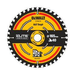 Circular saw blade DeWalt ELITE CSB 165x20mm 40T