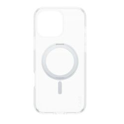 CARE Feature case with Silver Kickstand MagSafe iPhone 16 Pro Max, Transparent