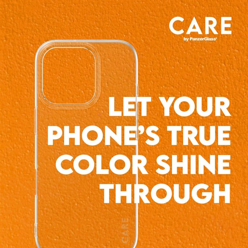 CARE Fashion case X-Ray Soft Basic iPhone 16 Pro, Transparent