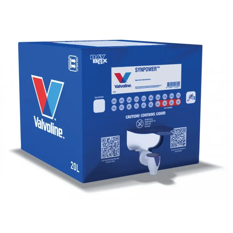 Motoreļļa Synpower STL 5W30 20LBiB, Valvoline
