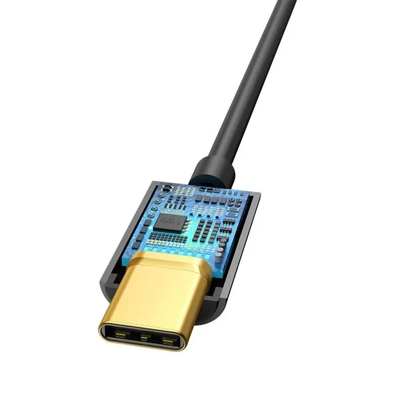 Baseus adapter usb-c to 3.5mm black