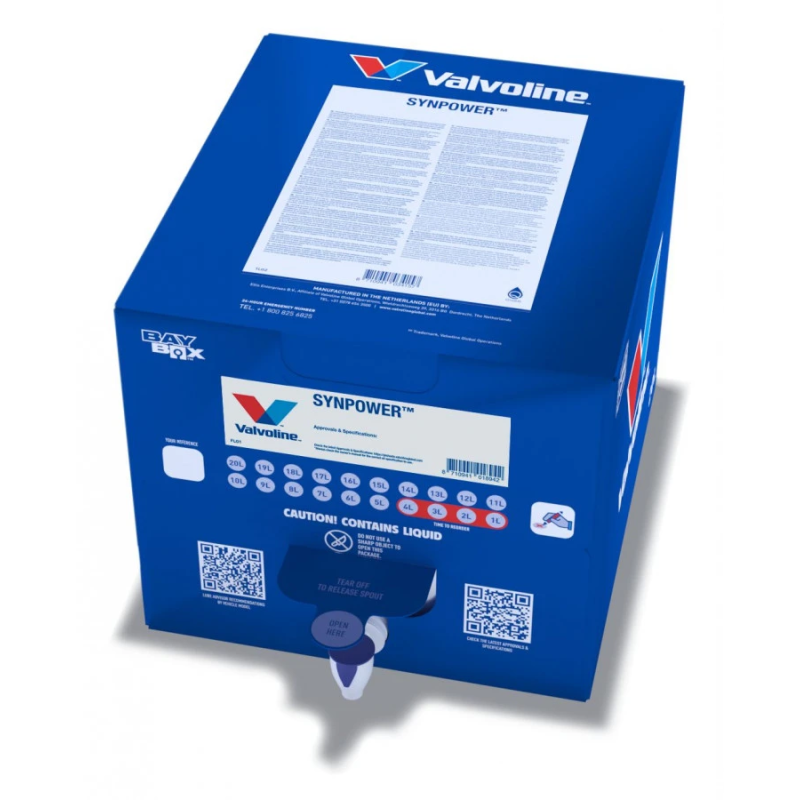 SYNPOWER STL 5W30 motor oil 20LBiB, Valvoline