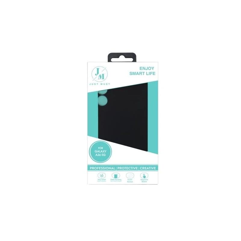 JM REGULAR DEFENSE SILICONE for Galaxy A36, Black