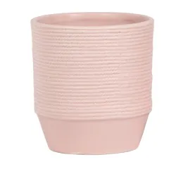 Puķu pods country pot pink d9