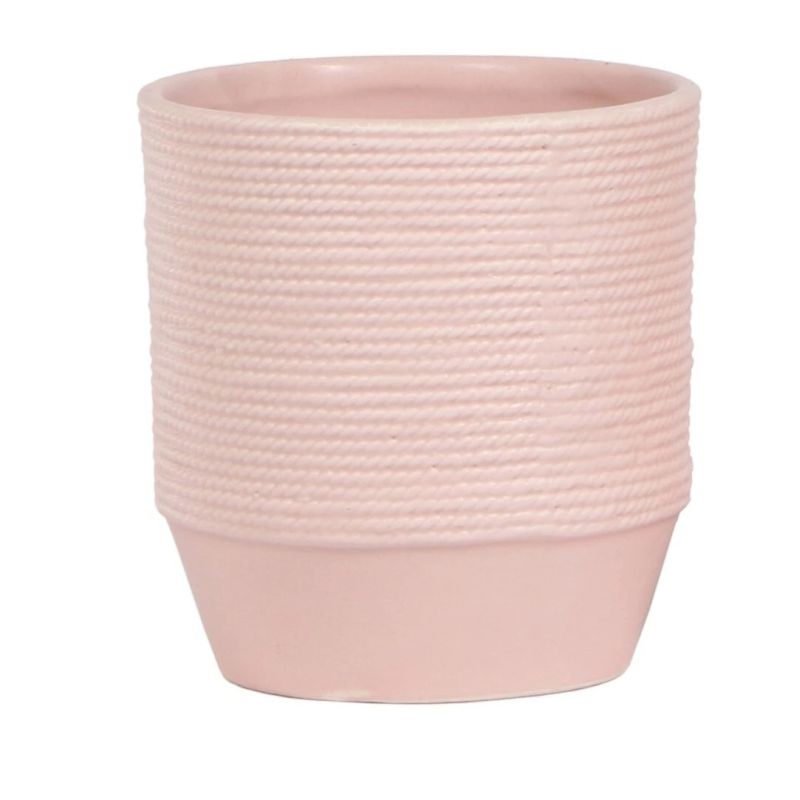 Puķu pods country pot pink d9