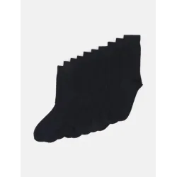 Zeķes vīriešu melna 43-46 10 pāri