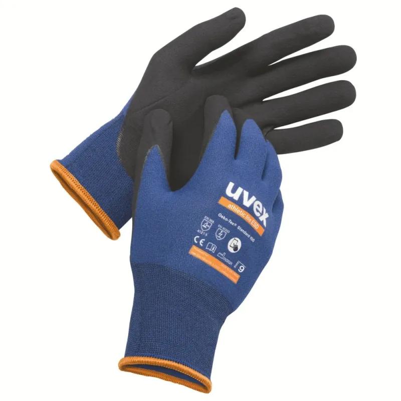 Darbo pirštinės Uvex Athletic Lite ESD. 10