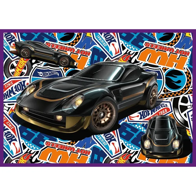 TREFL HOT WHEELS Pužļu komplekts 4x250 gab.