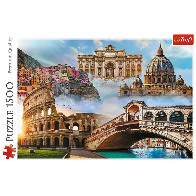 TREFL Puzzle Italy, 1500 pcs