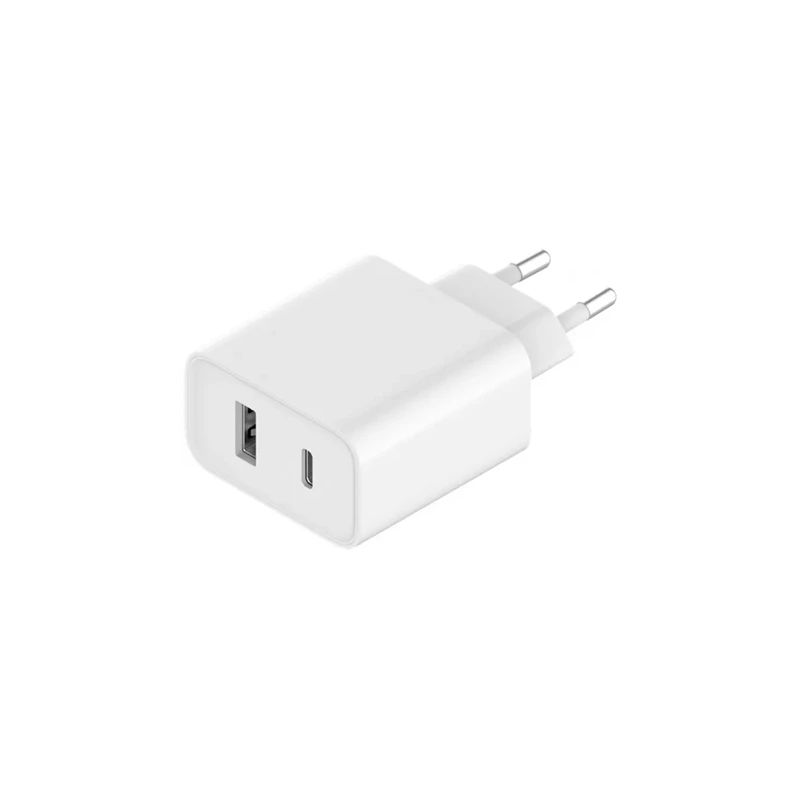 Xiaomi Mi 33W Wall Charger ,Type-A+Type-C, EU, White