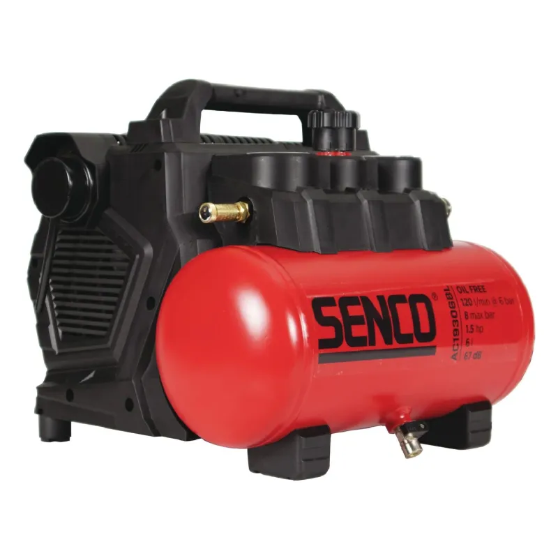SENCO Bezeļļas kompresors 6L, 8Bar, 1.1kW, 1.5HP