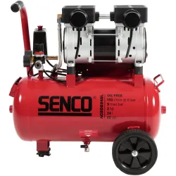 SENCO Bezeļļas kompresors 24L, 9Bar, 1.5kW, 2HP